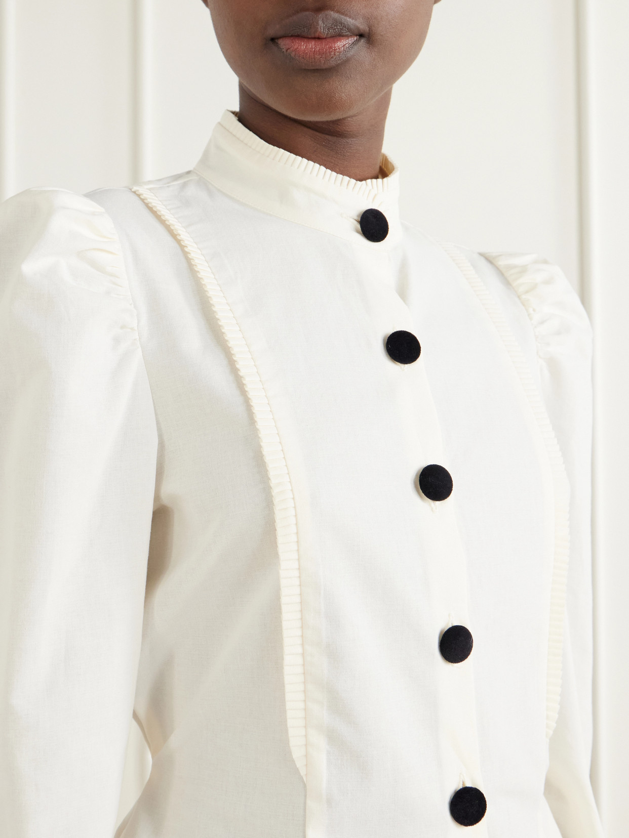 Luchita Cotton-Poplin Blouse