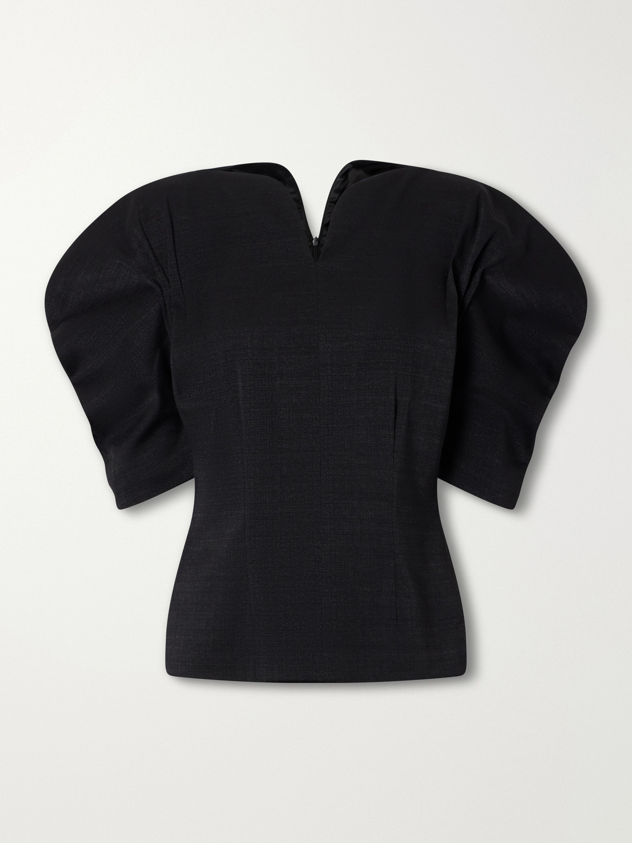 D'estree Janet Jacquard Blouse In Black