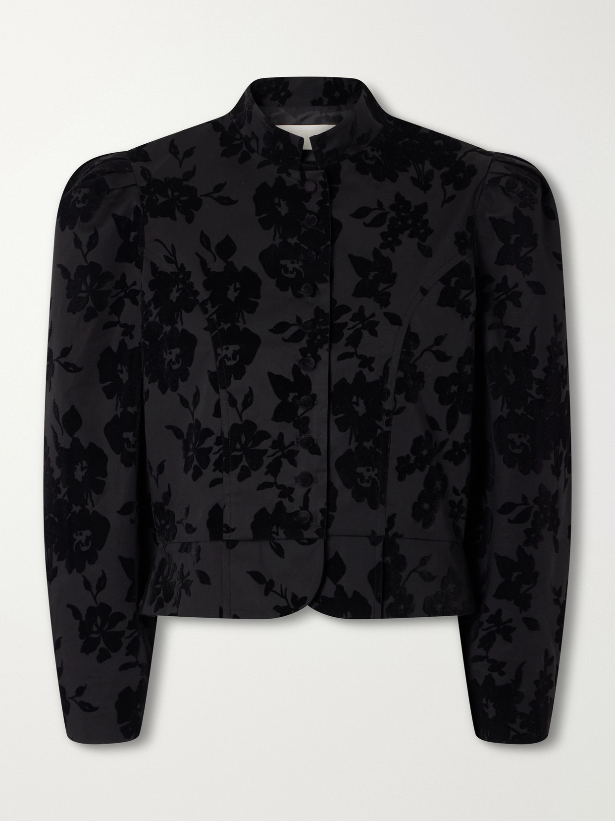 D'estree Amoako Devoré Blazer In Black