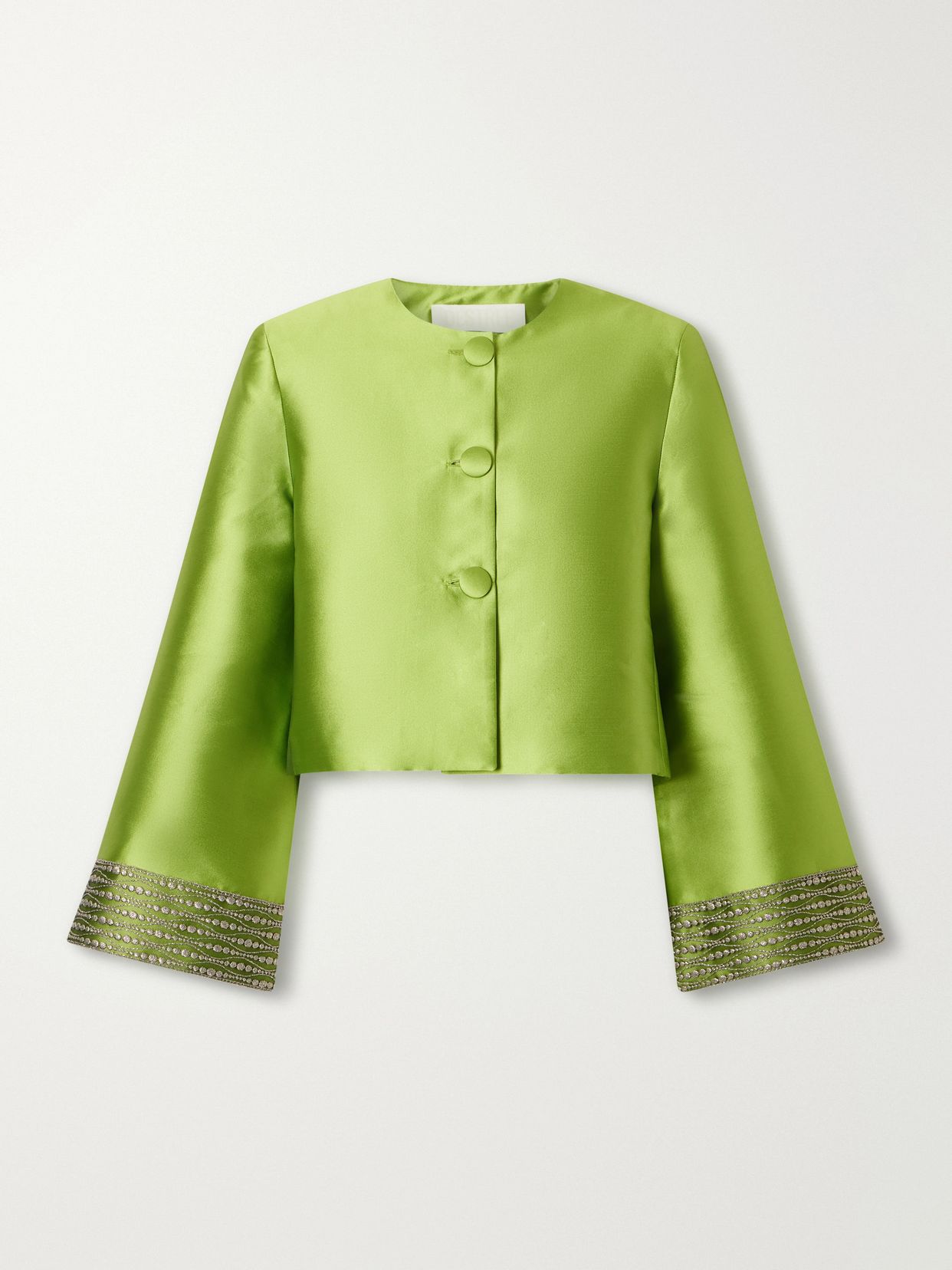 Ruby satin blazer
