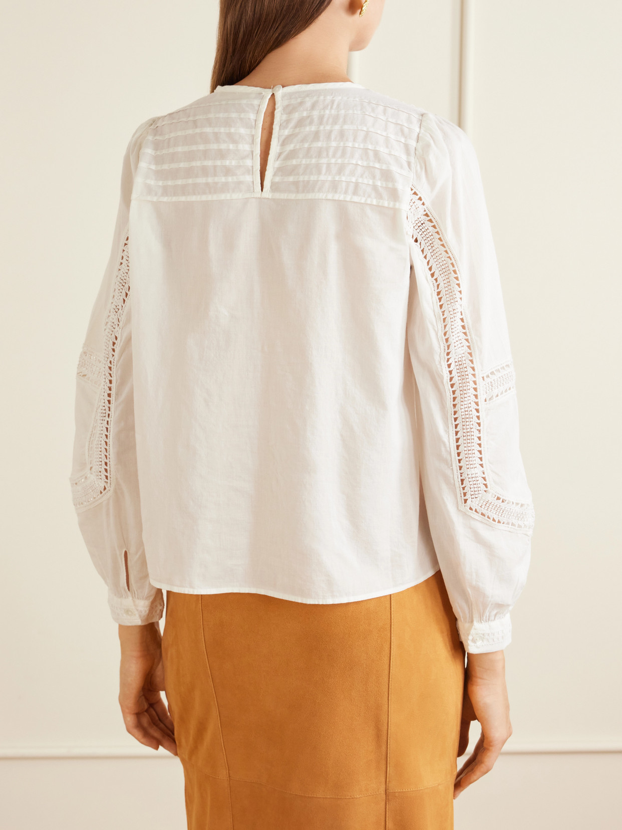 Marlowe Broderie Anglaise Cotton Blouse