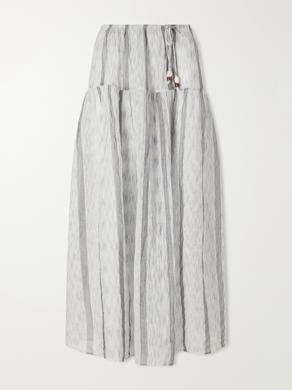 Ulla Johnson Almia Striped Cotton Coverup In Blue