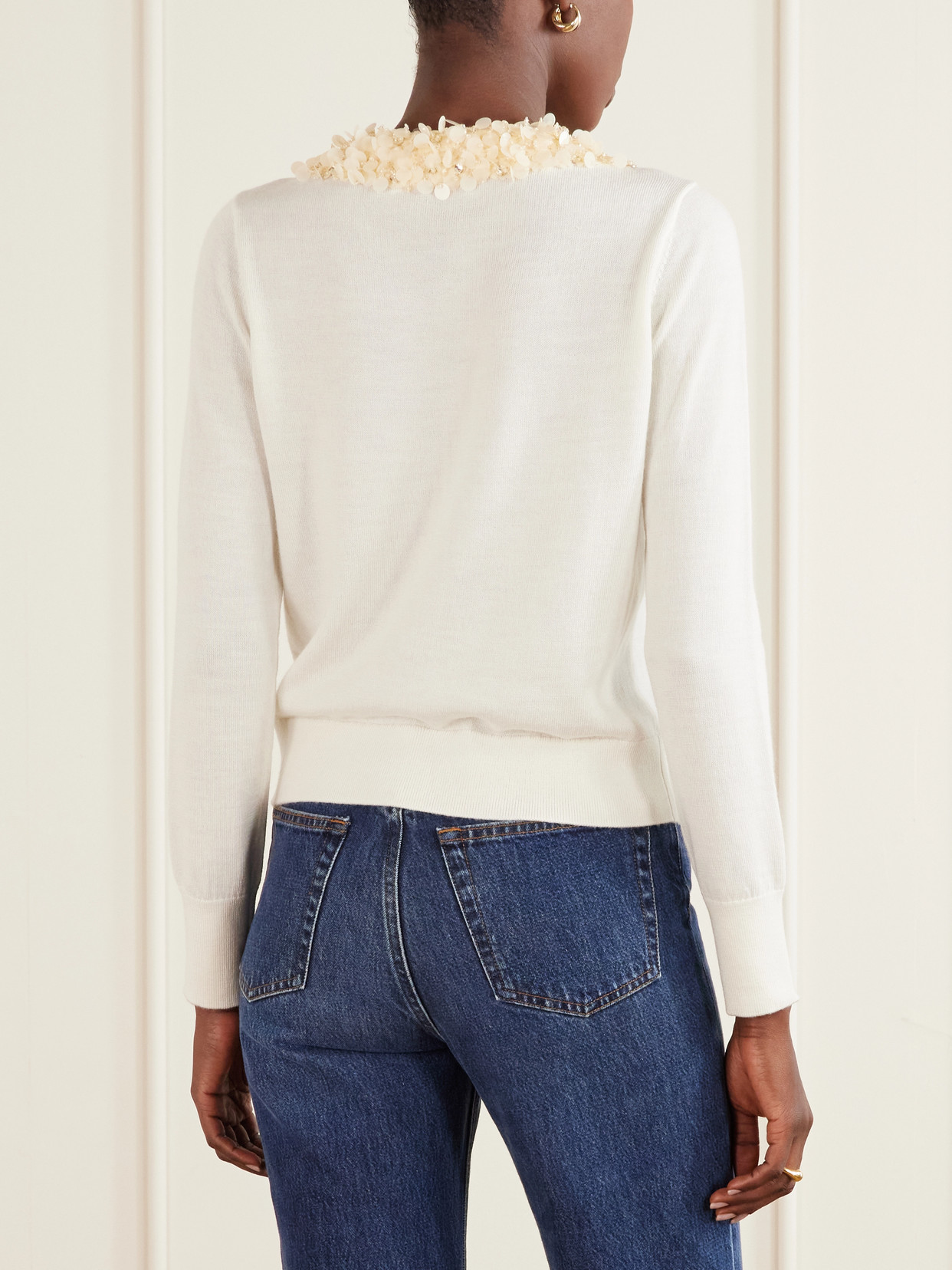 Anna Embellished Merino Cardigan