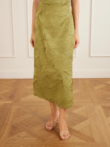 Ulla Johnson Inez satin midi skirt