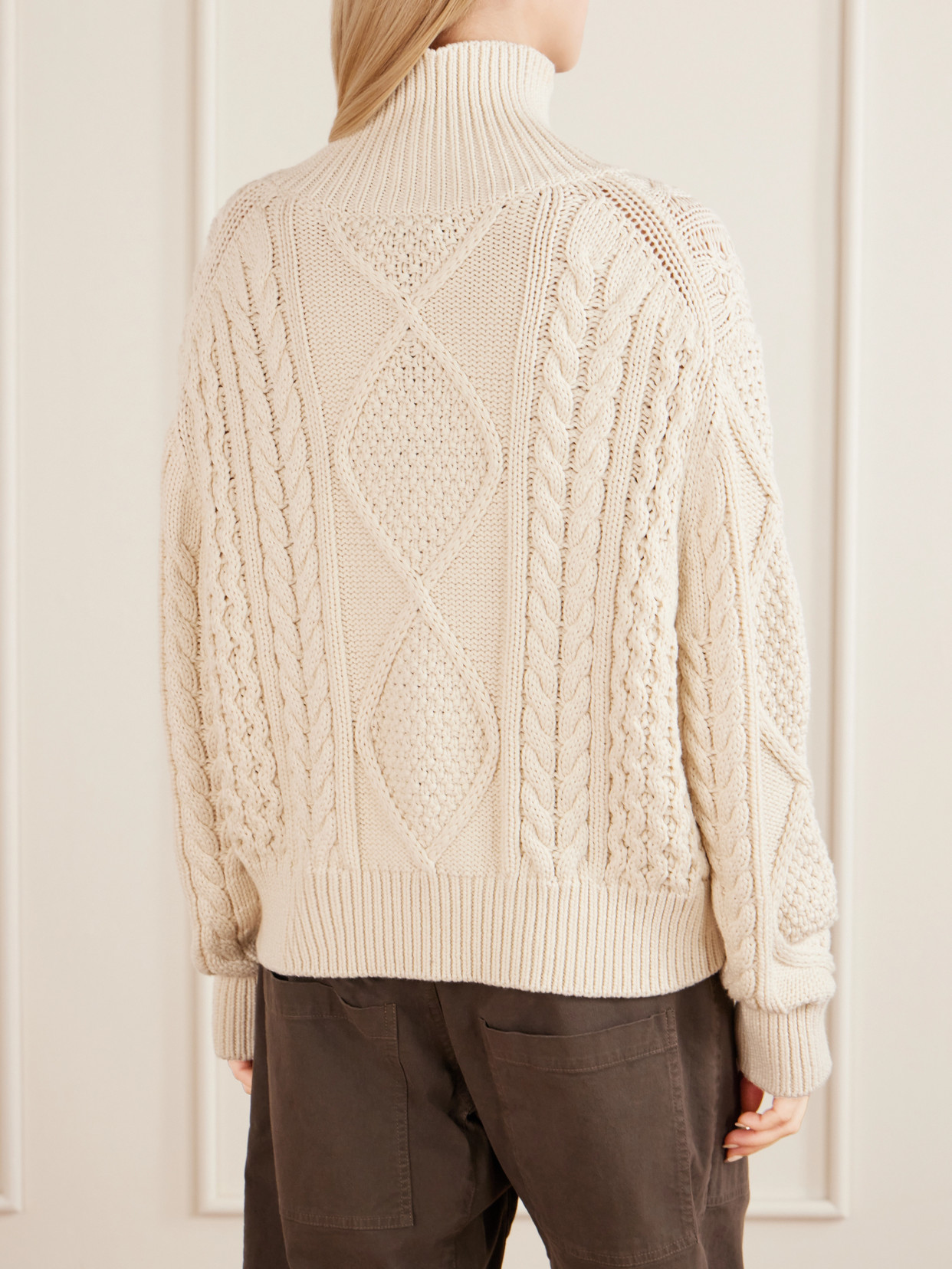 Kimmi Knitted Cotton And Cashmere-Blend Sweater