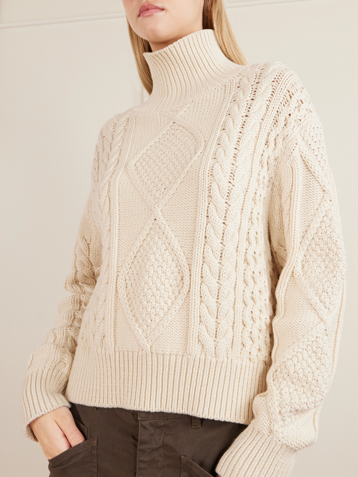 Kimmi Knitted Cotton And Cashmere-Blend Sweater