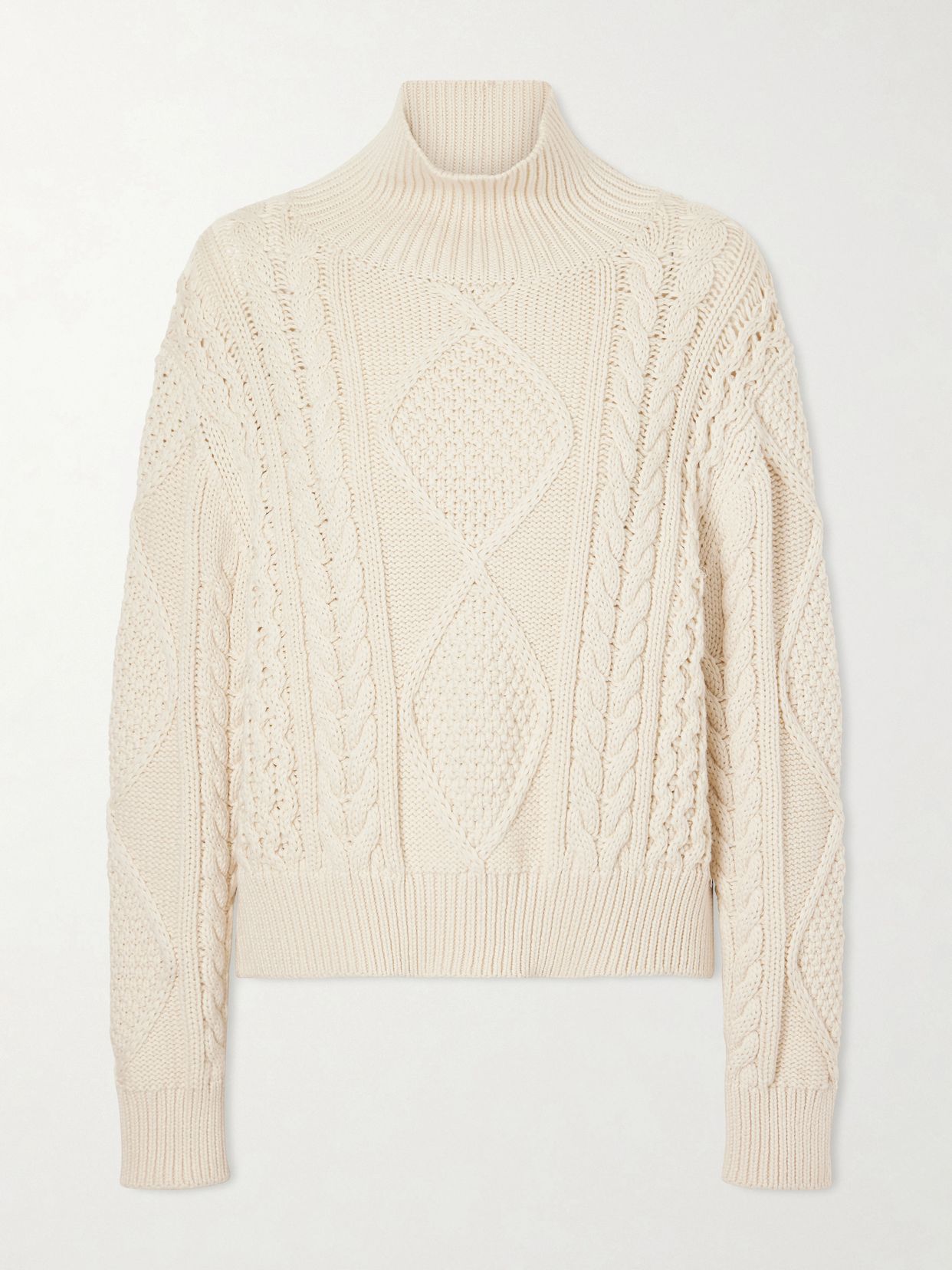 kimmi knitted cotton and cashmere blend sweater