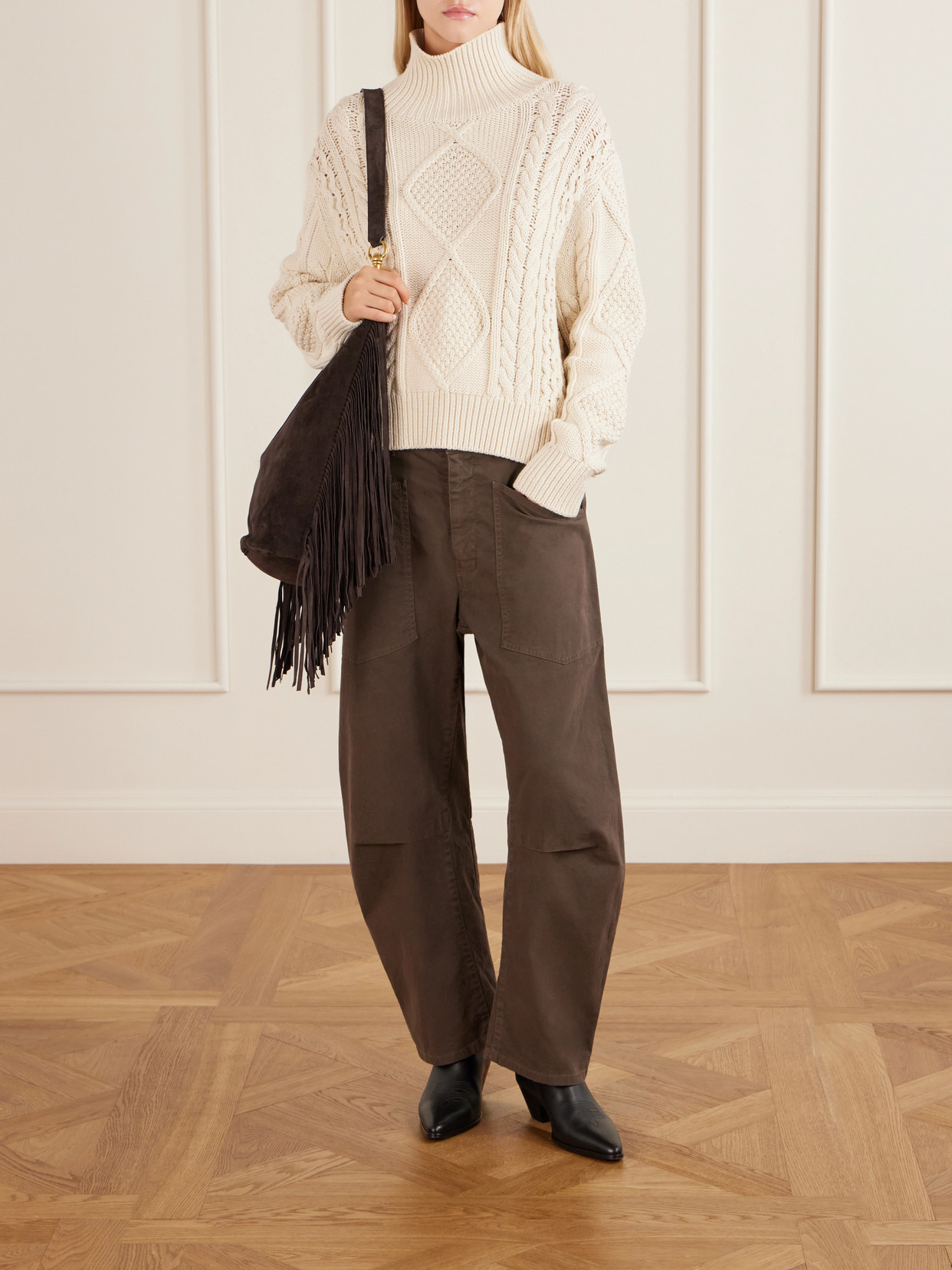 Kimmi Knitted Cotton And Cashmere-Blend Sweater