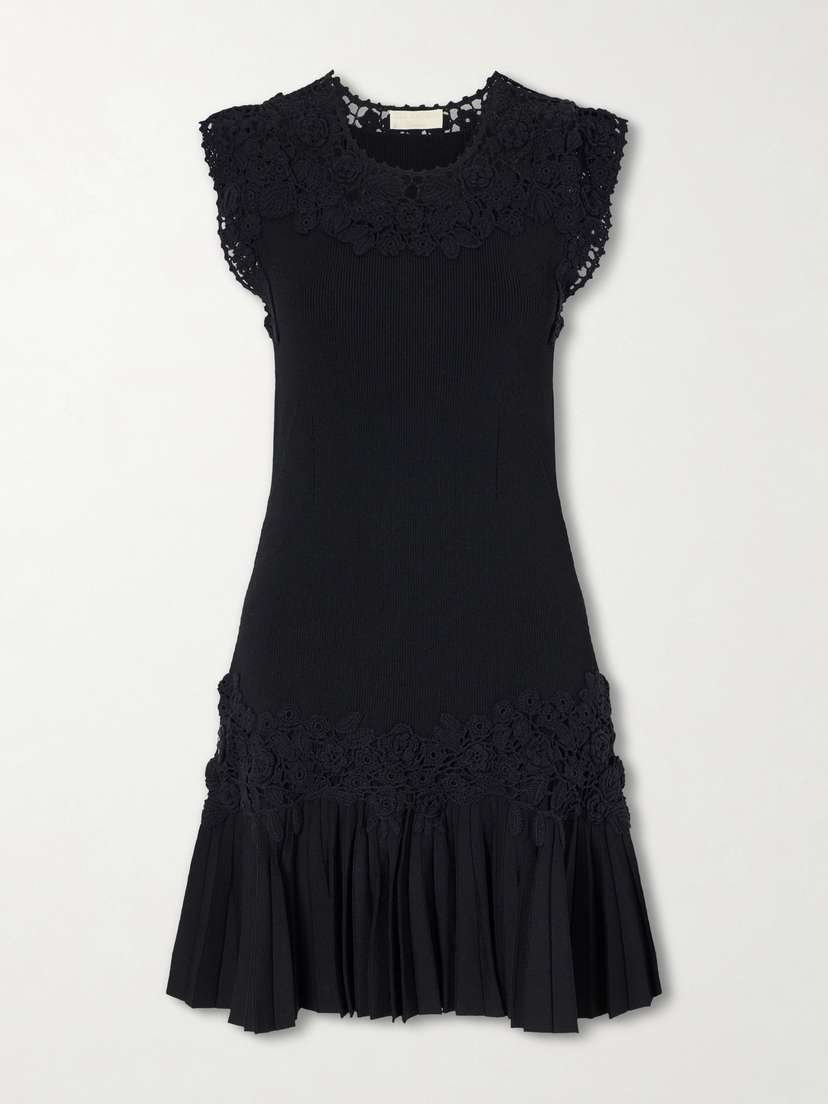 Ulla Johnson Noemie Crochet-trimmed Ribbed Mini Dress | Thumbnail 5