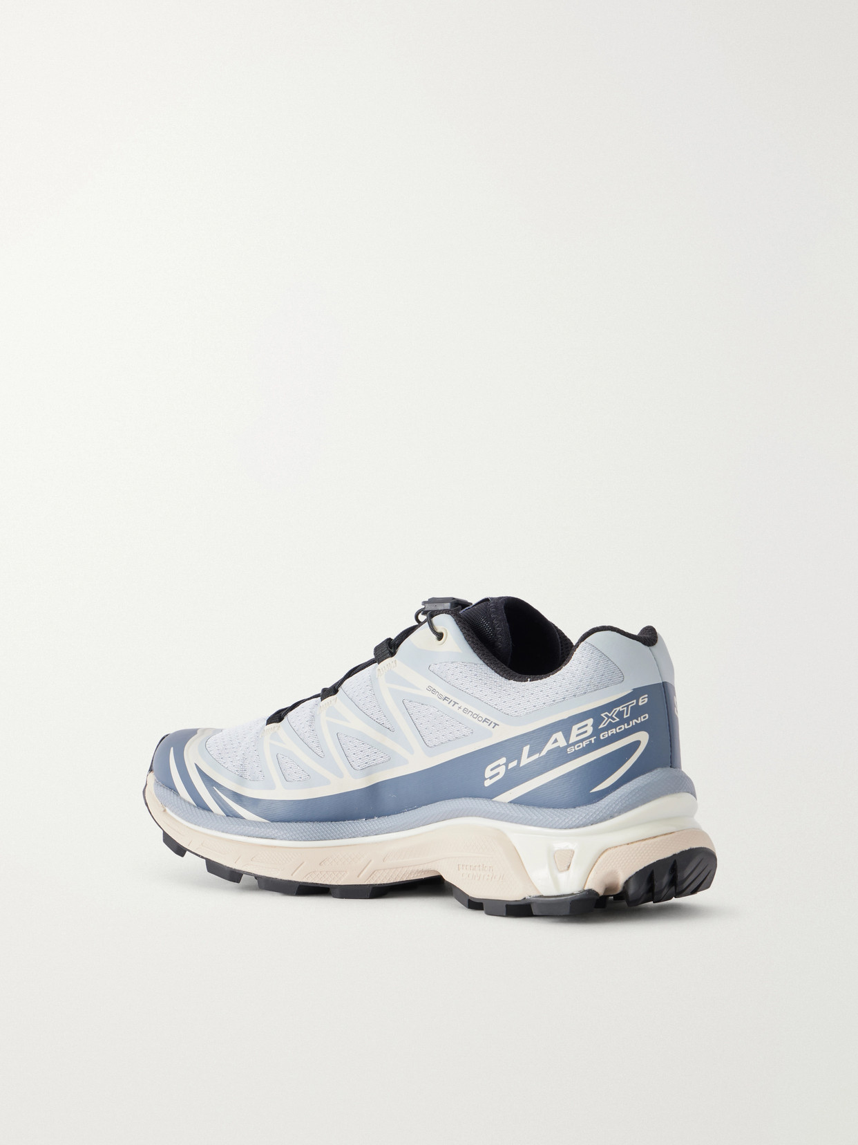 X-T6 Rubber-Trimmed Sneakers