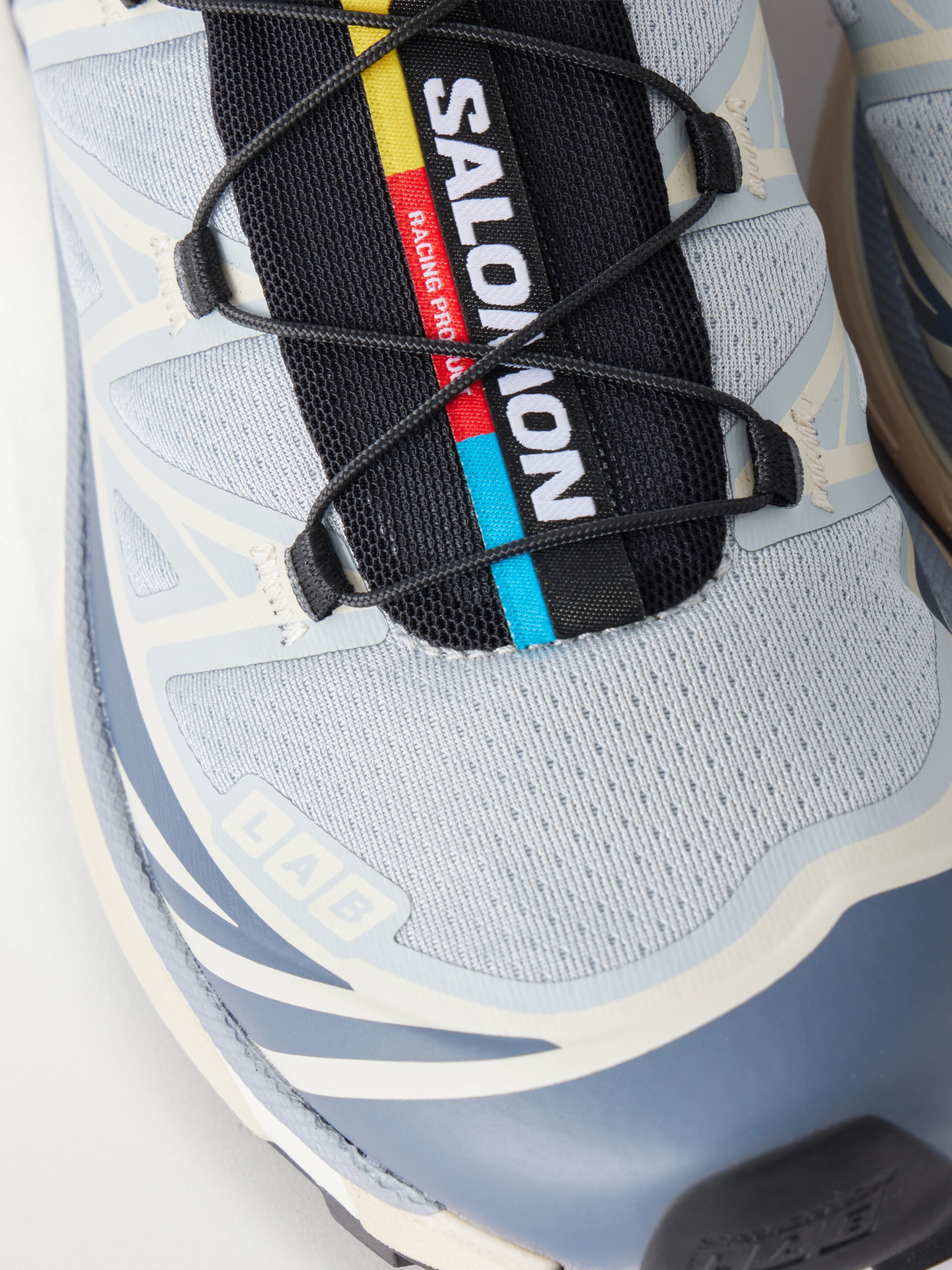 X-T6 Rubber-Trimmed Sneakers