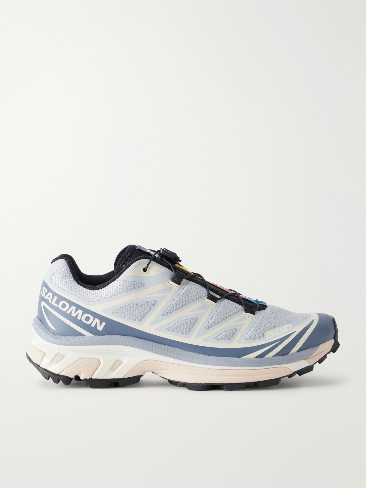 X-T6 Rubber-Trimmed Sneakers