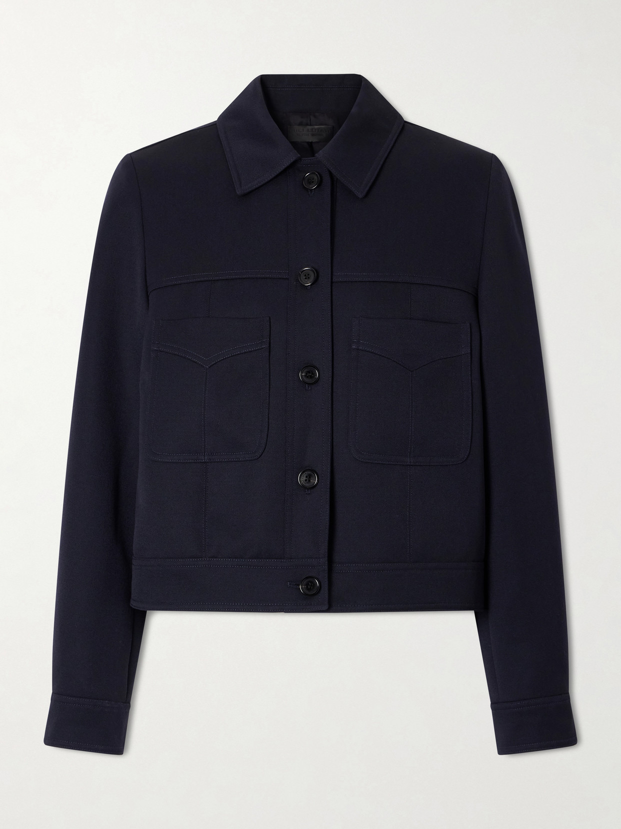 Nili Lotan Susannah Virgin Wool Jacket In Blue