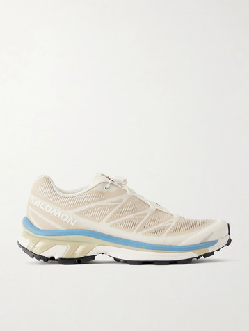 Salomon XT-6 Shadow rubber-trimmed fabric sneakers