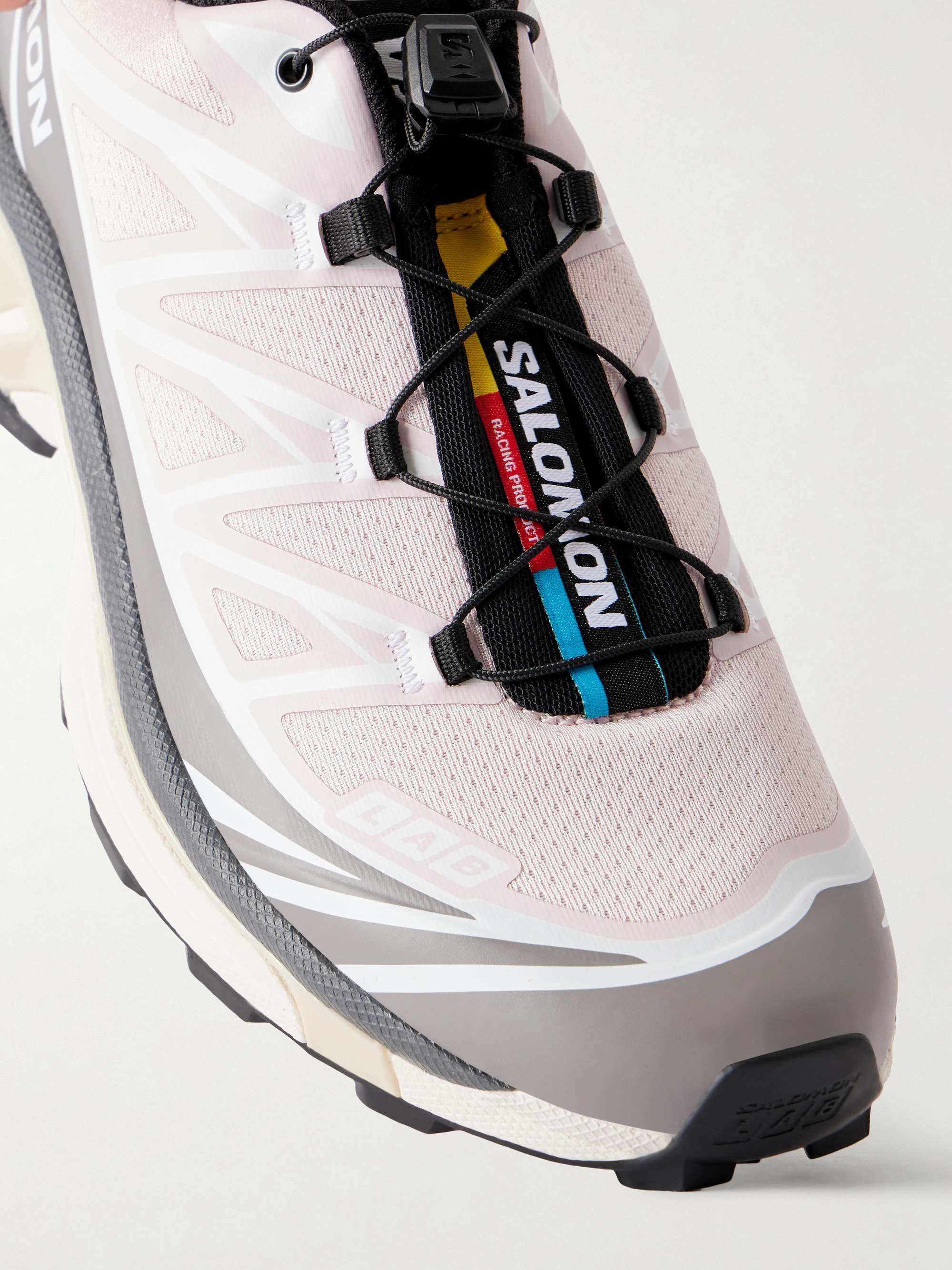 SALOMON XT-6 rubber-trimmed mesh sneakers | NET-A-PORTER