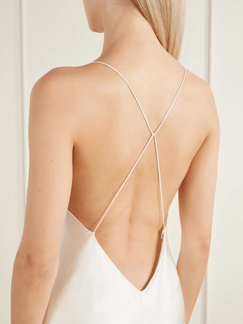 Nili Lotan Ira Silk-charmeuse Gown | Thumbnail 5 Nili Lotan Ira Silk-charmeuse Gown | Thumbnail 5