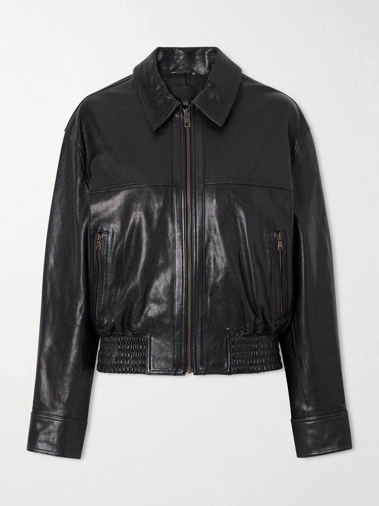 aime leather bomber jacket
