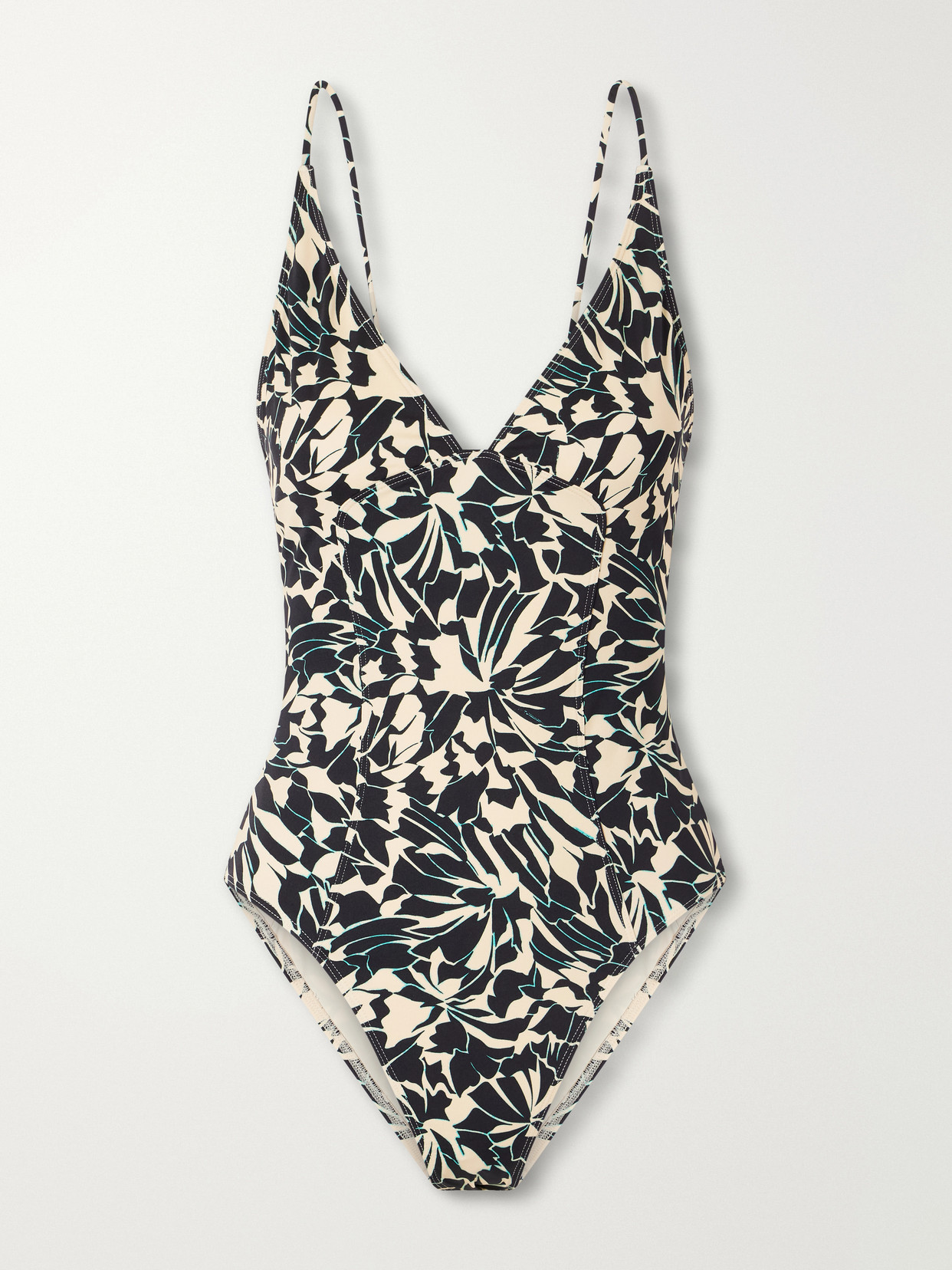 Ulla Johnson Alba Floral-printed Swimsuit In Multi