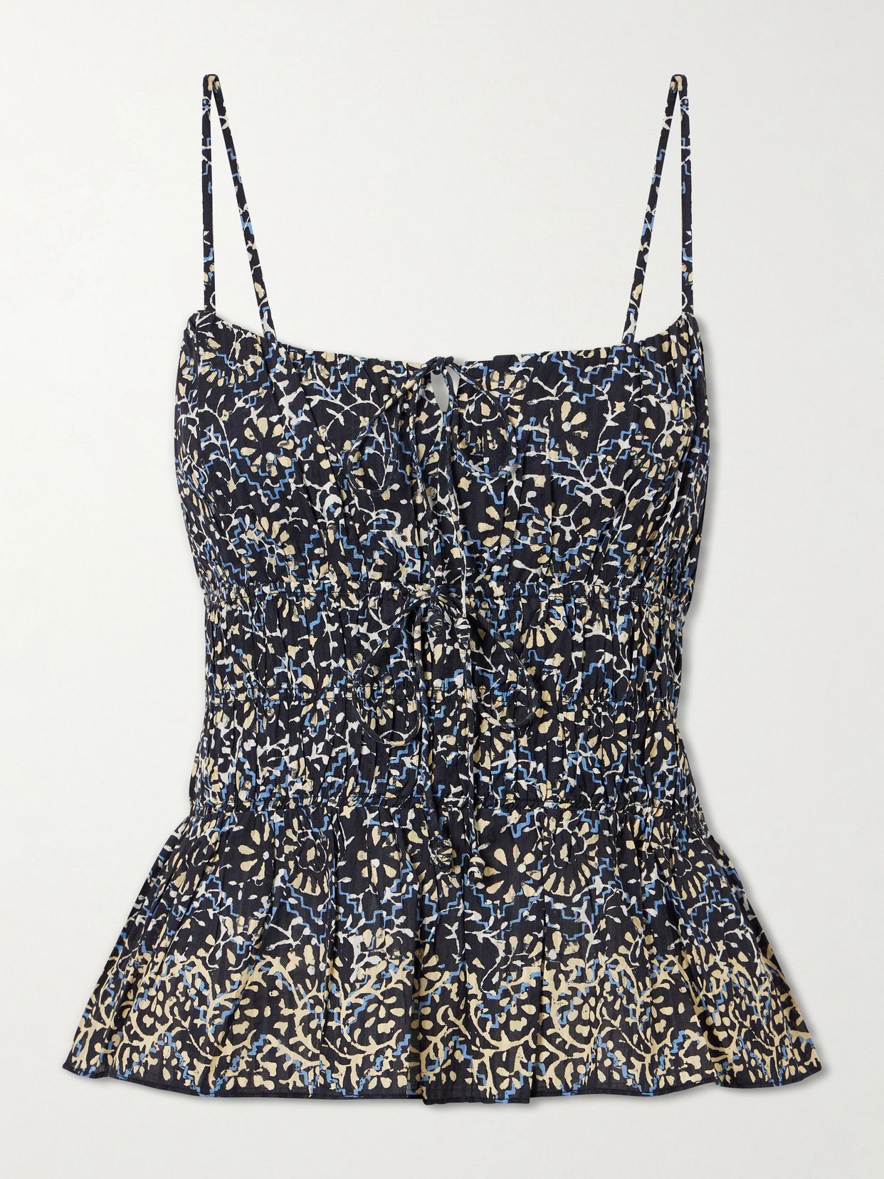 anya printed cotton tank