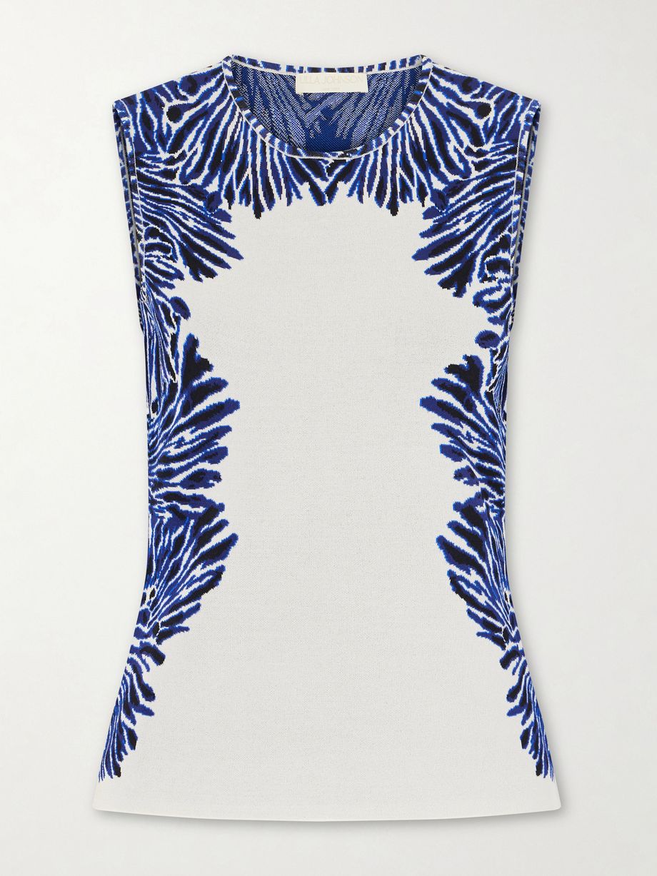 Aylin Jacquard-Knit Tank