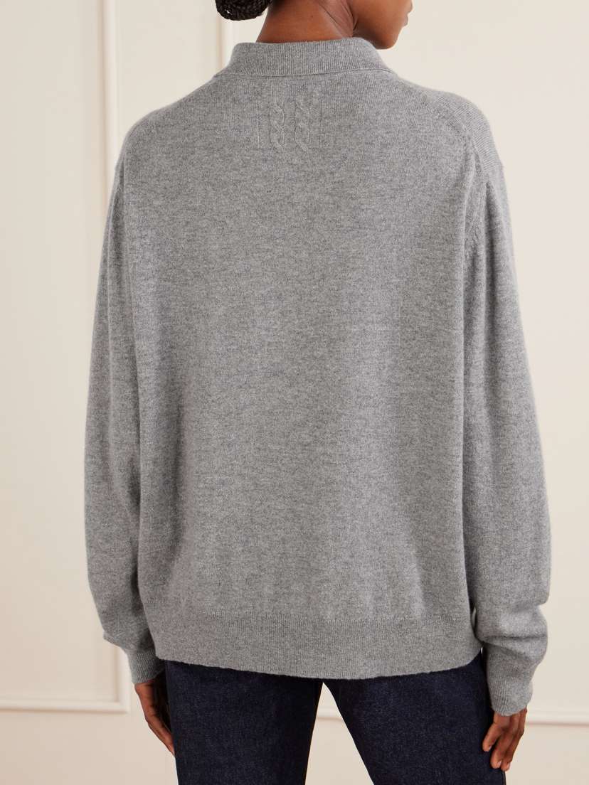 Nili Lotan Jovan Cashmere Polo Sweater | Thumbnail 4 Nili Lotan Jovan Cashmere Polo Sweater | Thumbnail 4