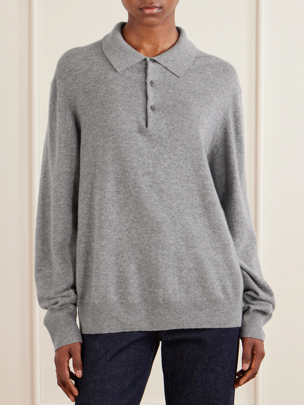 Jovan Cashmere Polo Sweater
