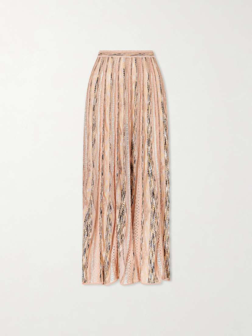 Ulla Johnson Clio Striped Pointelle-knit Midi Skirt | Thumbnail 5 Ulla Johnson Clio Striped Pointelle-knit Midi Skirt | Thumbnail 5