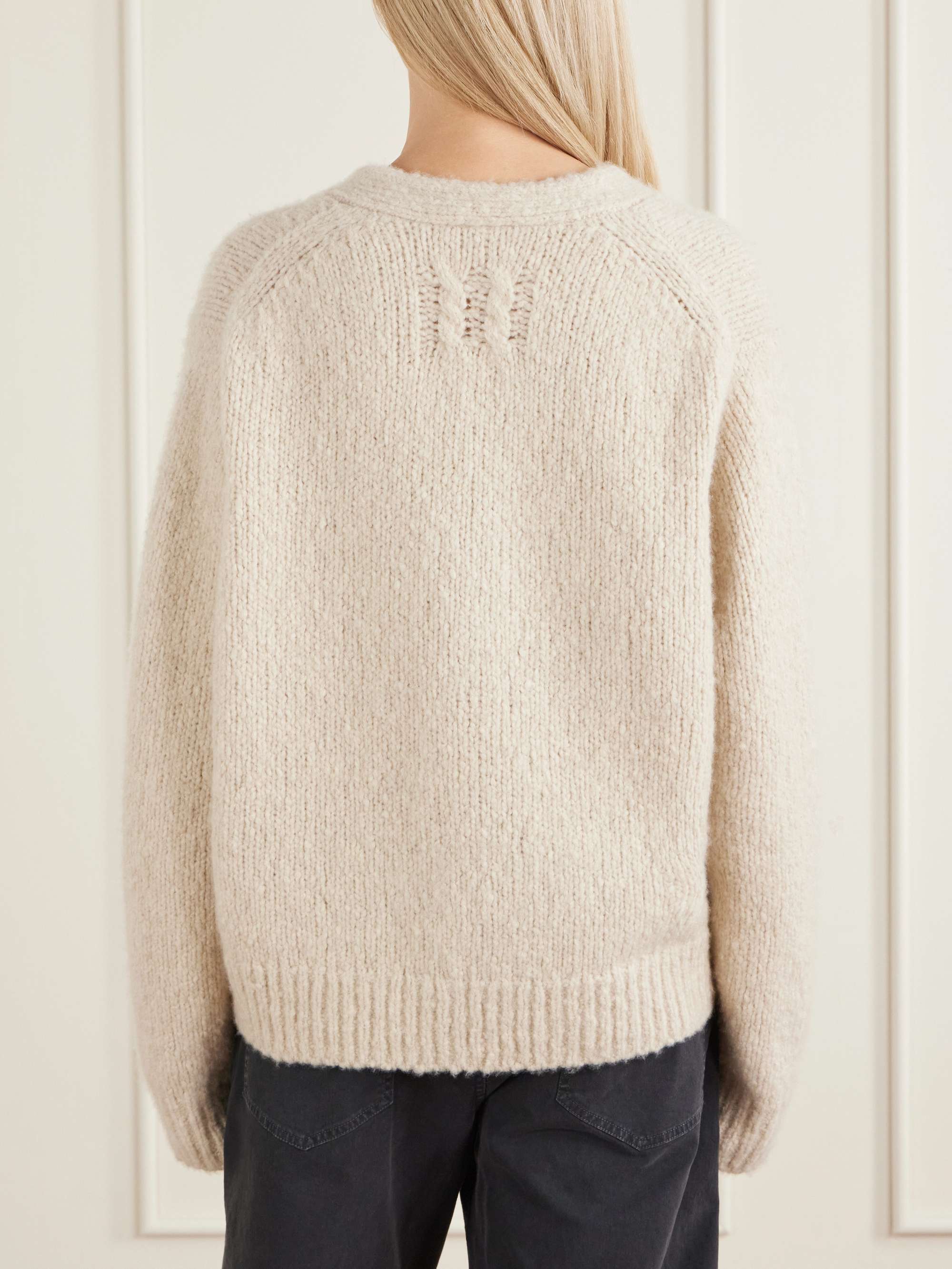 NILI LOTAN Lorana wool and cashmere-blend cardigan | NET-A-PORTER