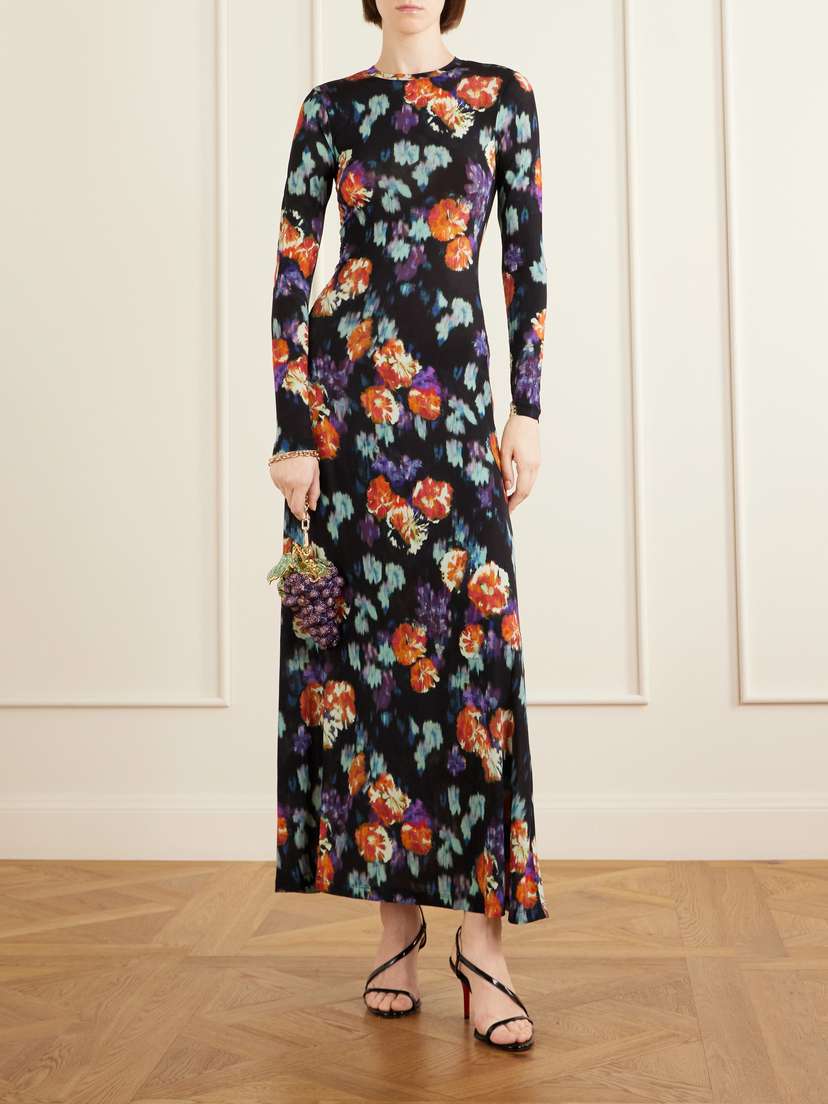Ulla Johnson Amari Floral-print Jersey Maxi Dress | Thumbnail 2 Ulla Johnson Amari Floral-print Jersey Maxi Dress | Thumbnail 2