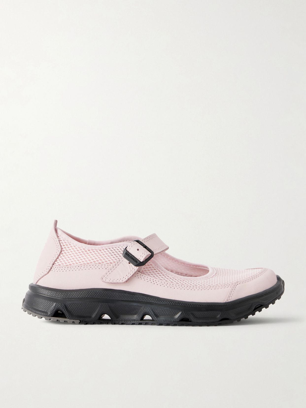 rx marie jeanne suede trimmed mesh sneakers