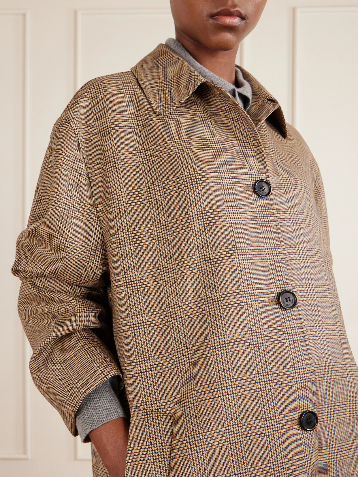Adrien Wool Long Coat