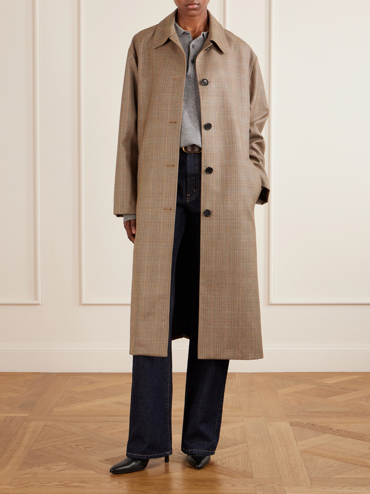 Adrien Wool Long Coat