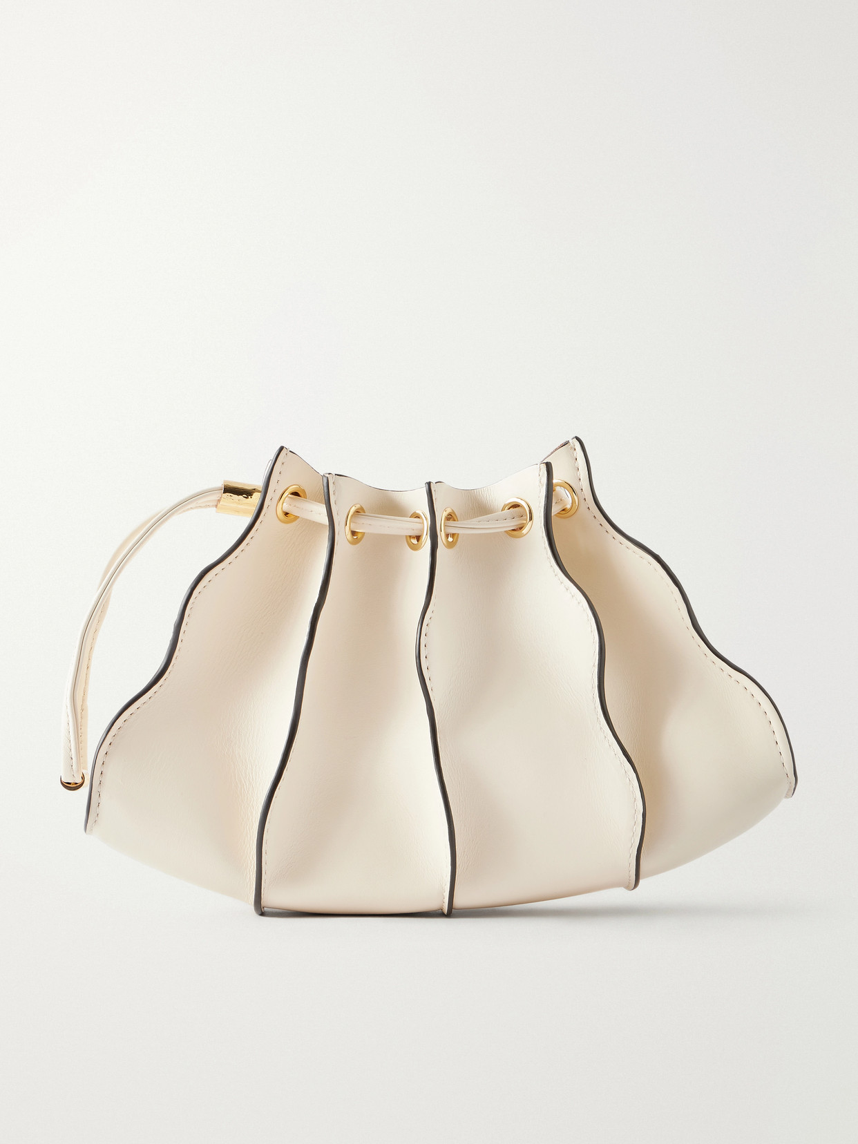 Ulla Johnson Adria Small Leather Shoulder Bag In Neutrals