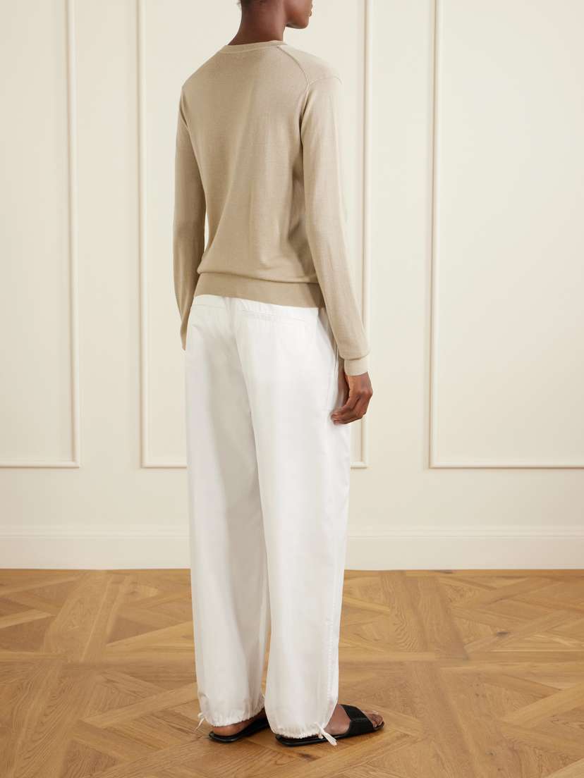 TOTEME Wool And Silk-blend Sweater | Thumbnail 4 TOTEME Wool And Silk-blend Sweater | Thumbnail 4