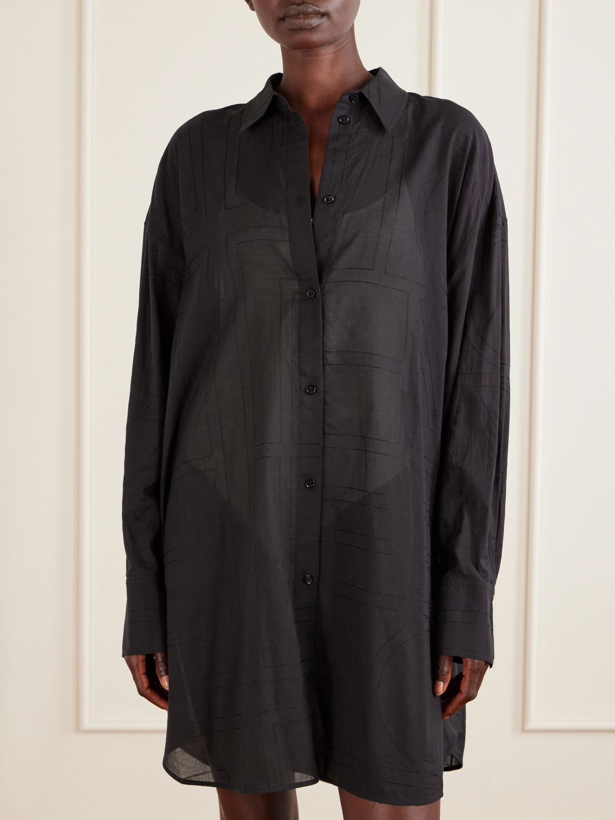 Organic Cotton And Lyocell-Blend Shirt
