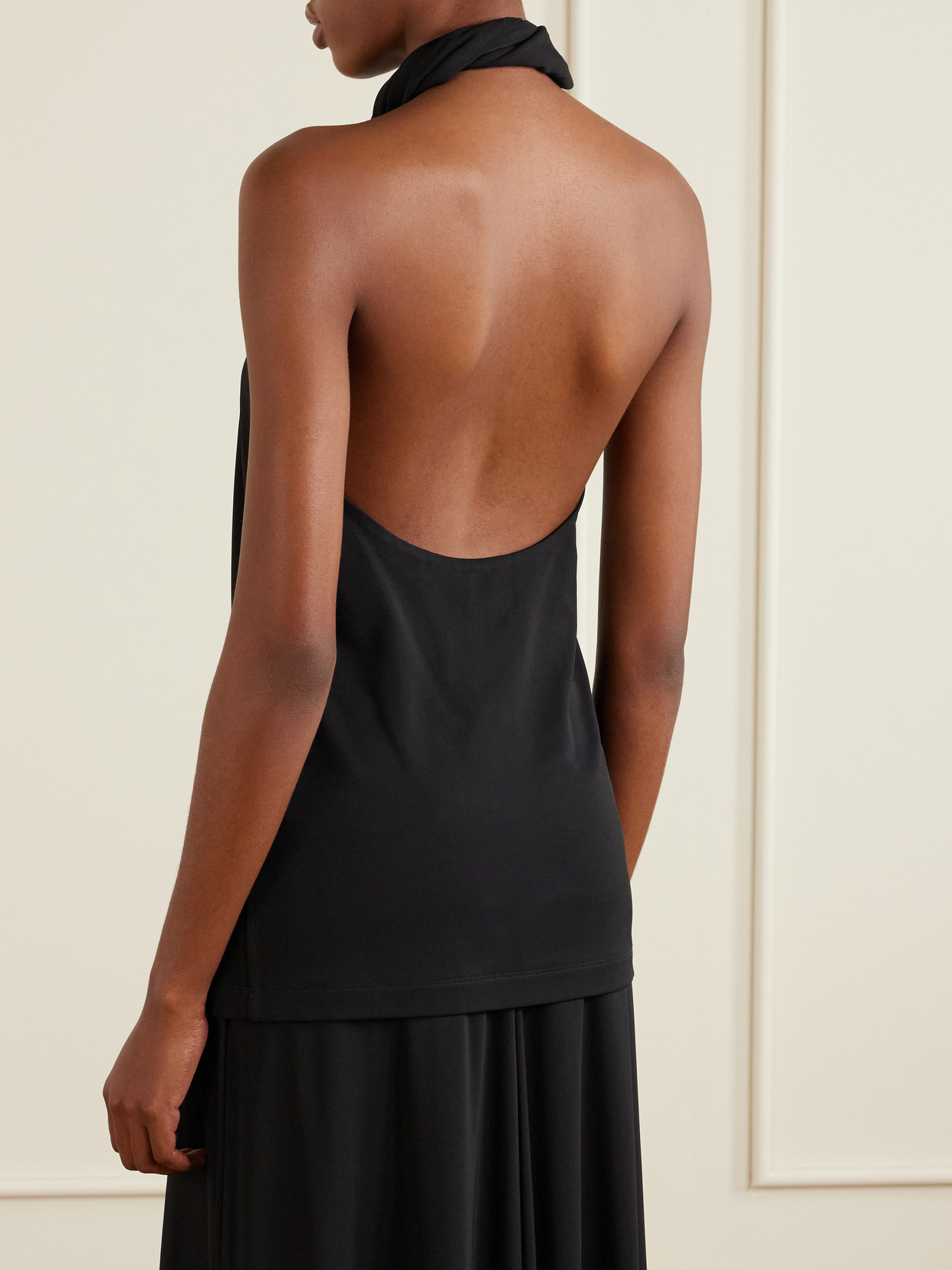 Jersey Halter Blouse
