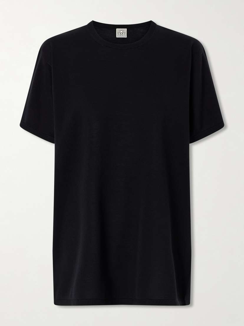 TOTEME Lyocell And Cashmere-blend T-shirt