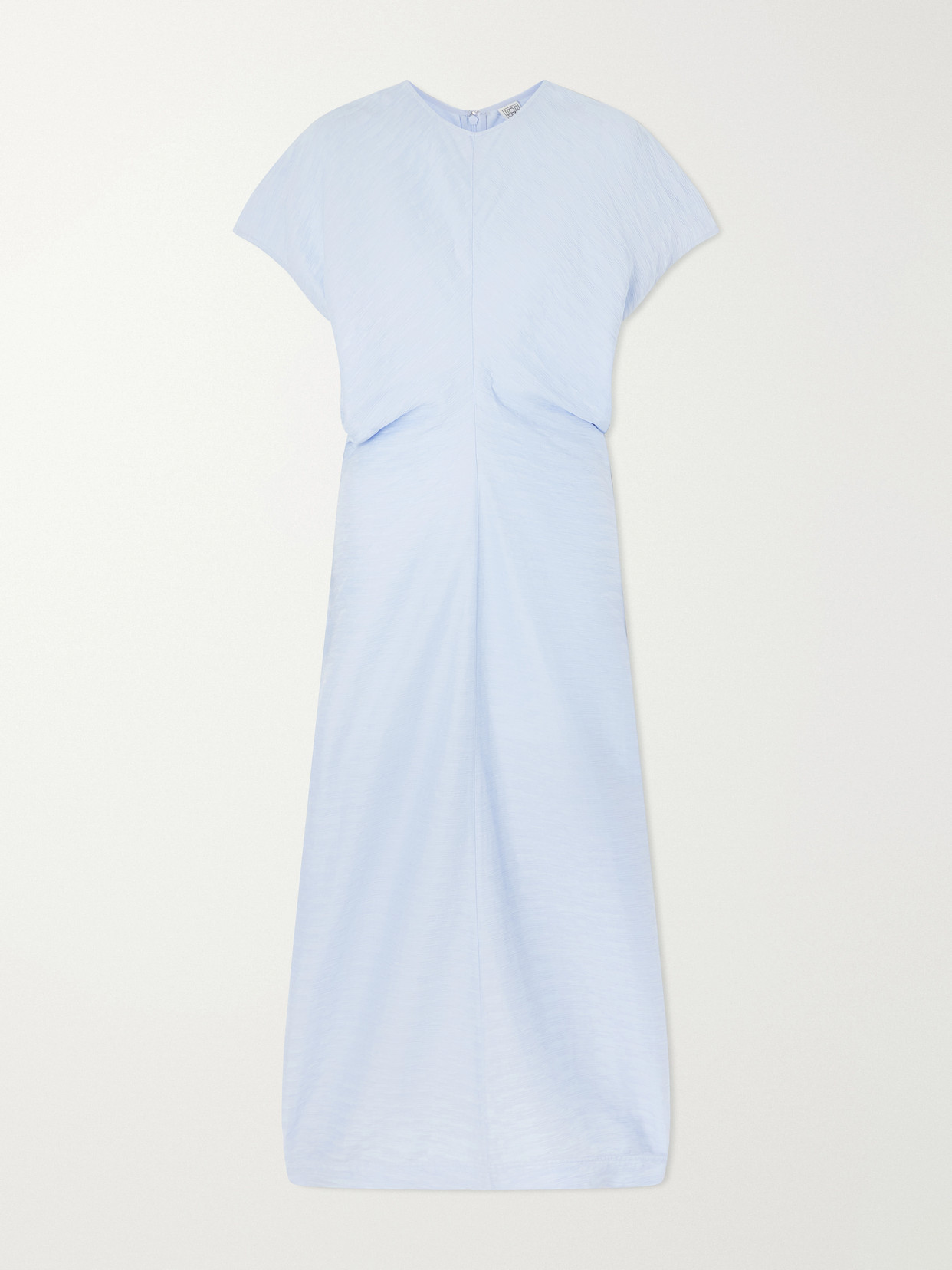 Totême Woven Maxi Dress In Blue