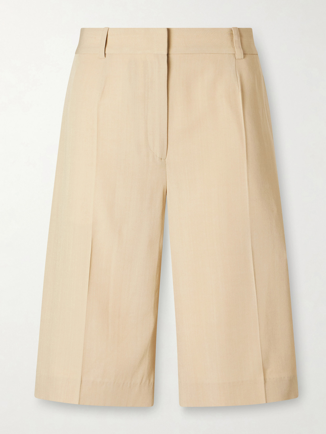 Totême Woven Shorts In Neutral