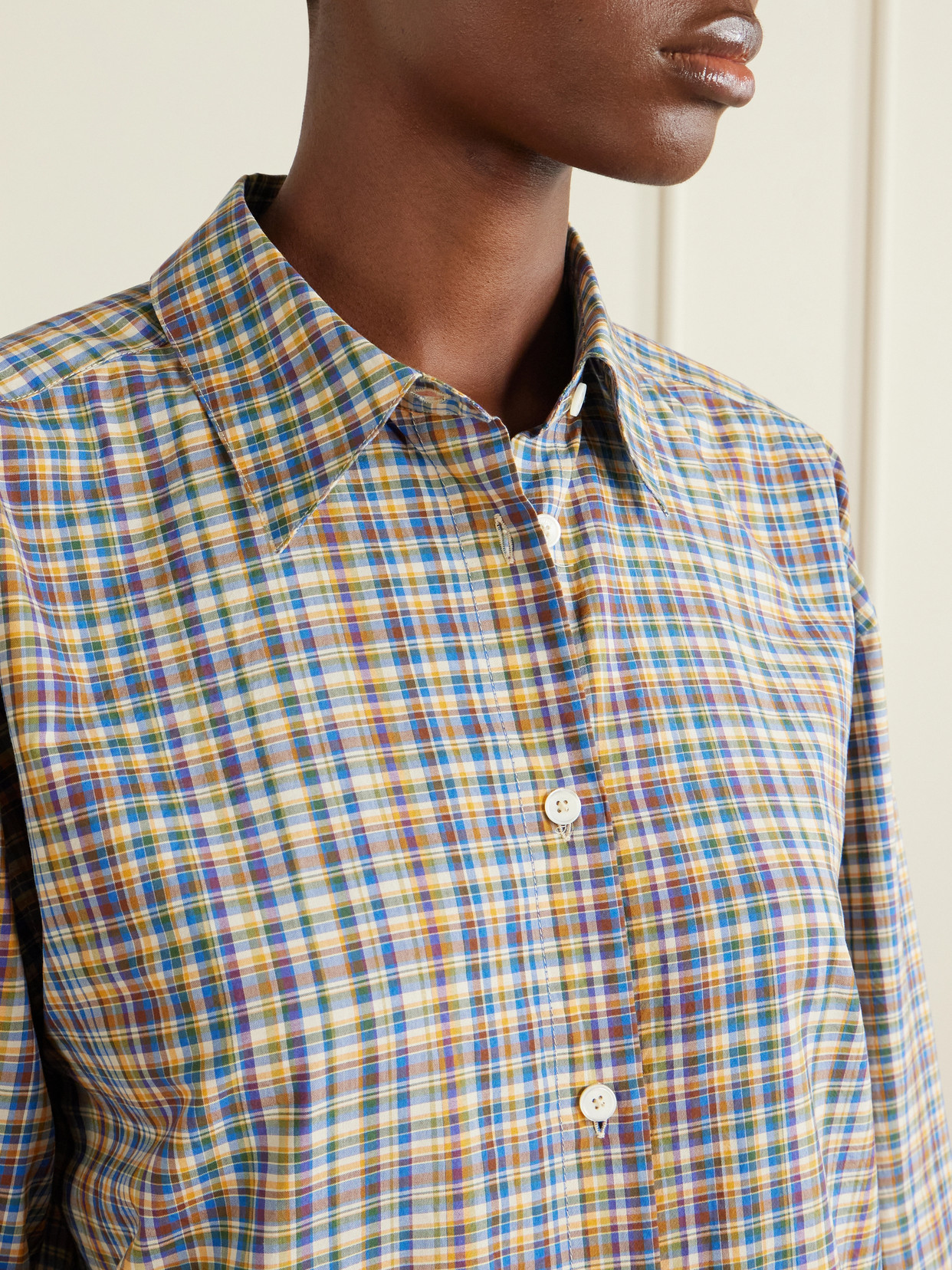 Checked Cotton Shirt