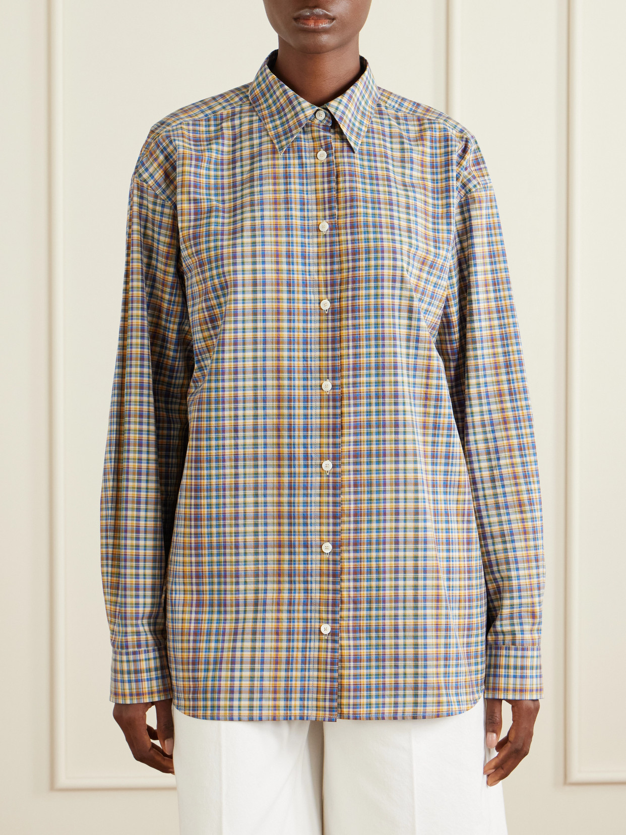 Checked Cotton Shirt