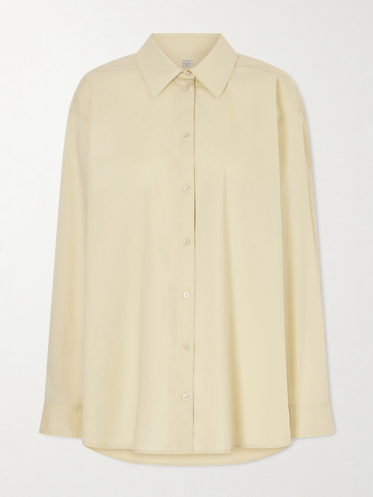 Totême Cotton Shirt In Neutral