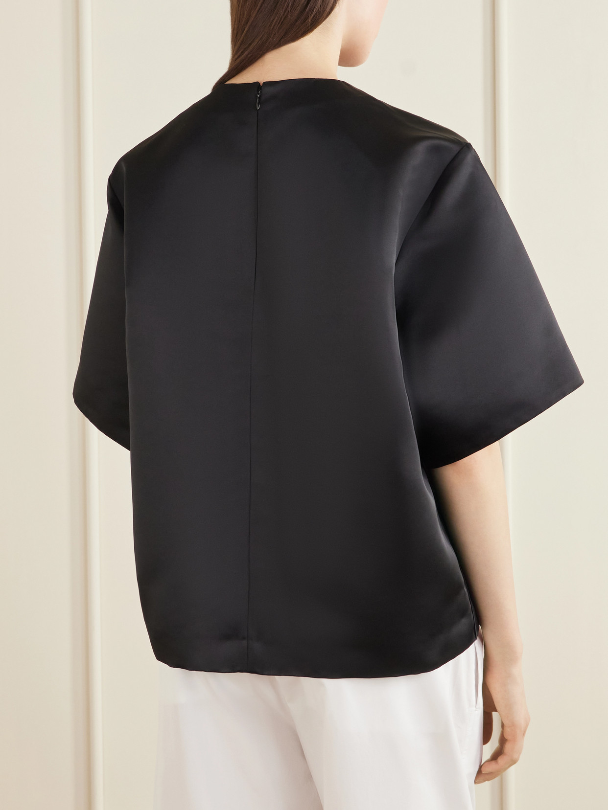 Duchesse-Satin Blouse