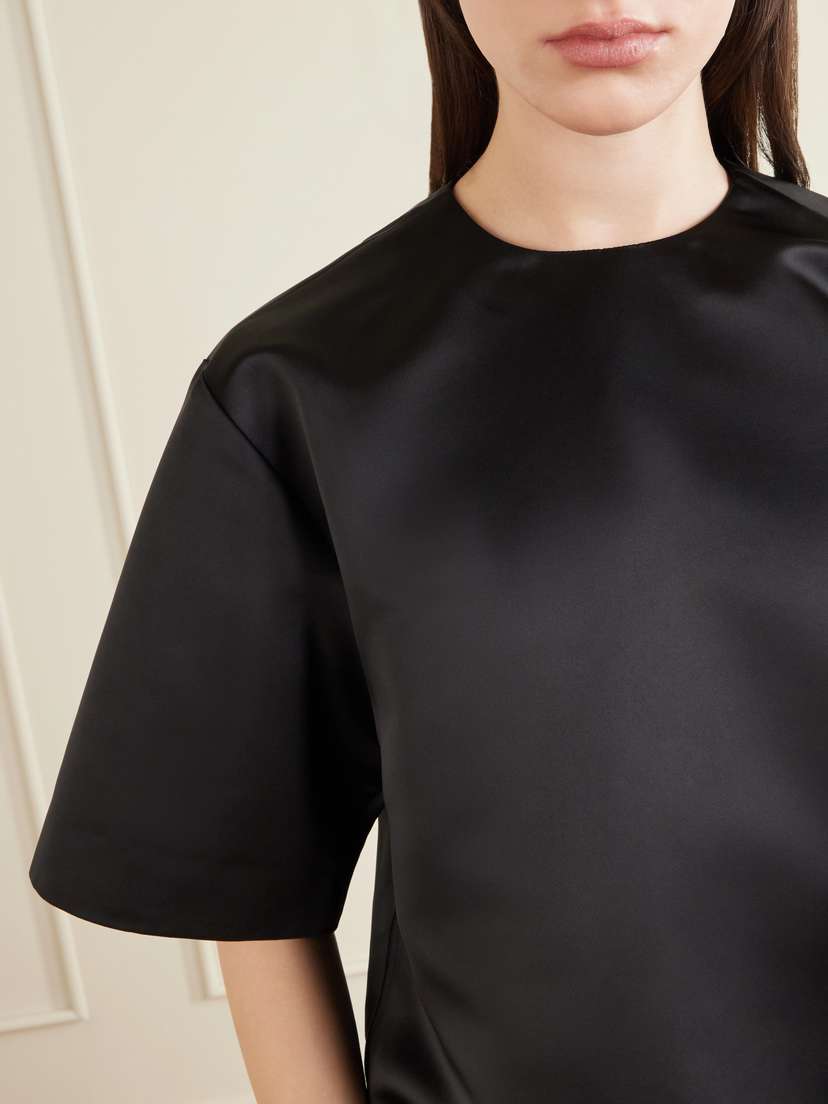 TOTEME Duchesse-satin Blouse | Thumbnail 4 TOTEME Duchesse-satin Blouse | Thumbnail 4