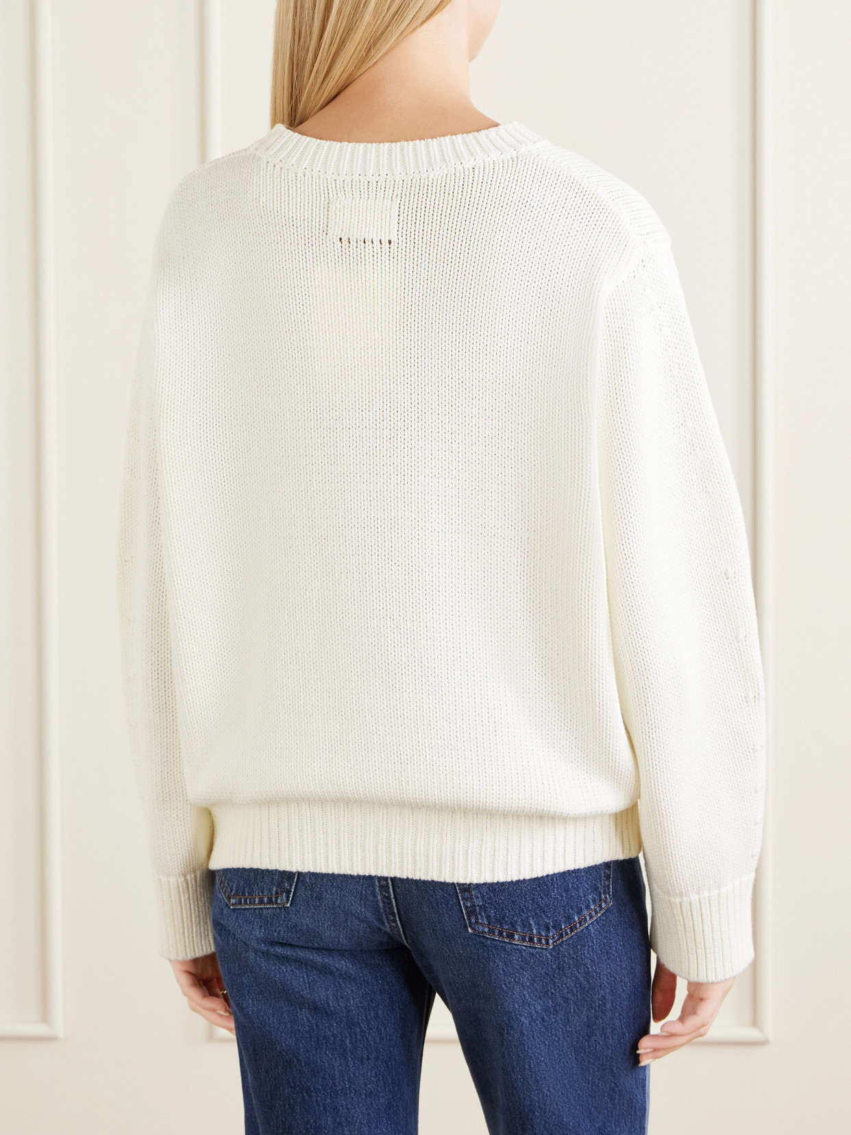 Oversized Organic Cotton-Blend Sweater