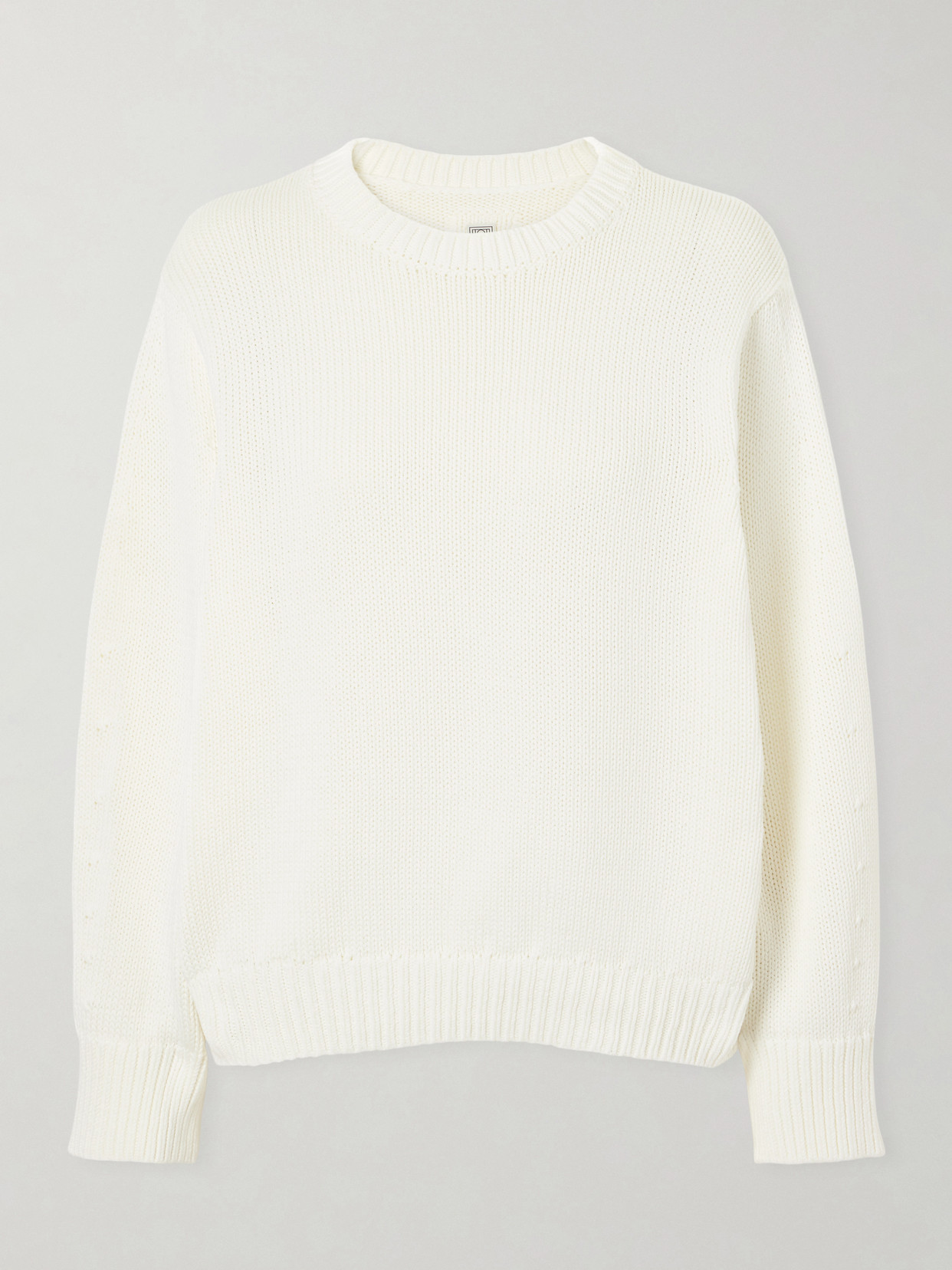 TOTEME - Oversized Organic Cotton-blend Sweater - Neutrals