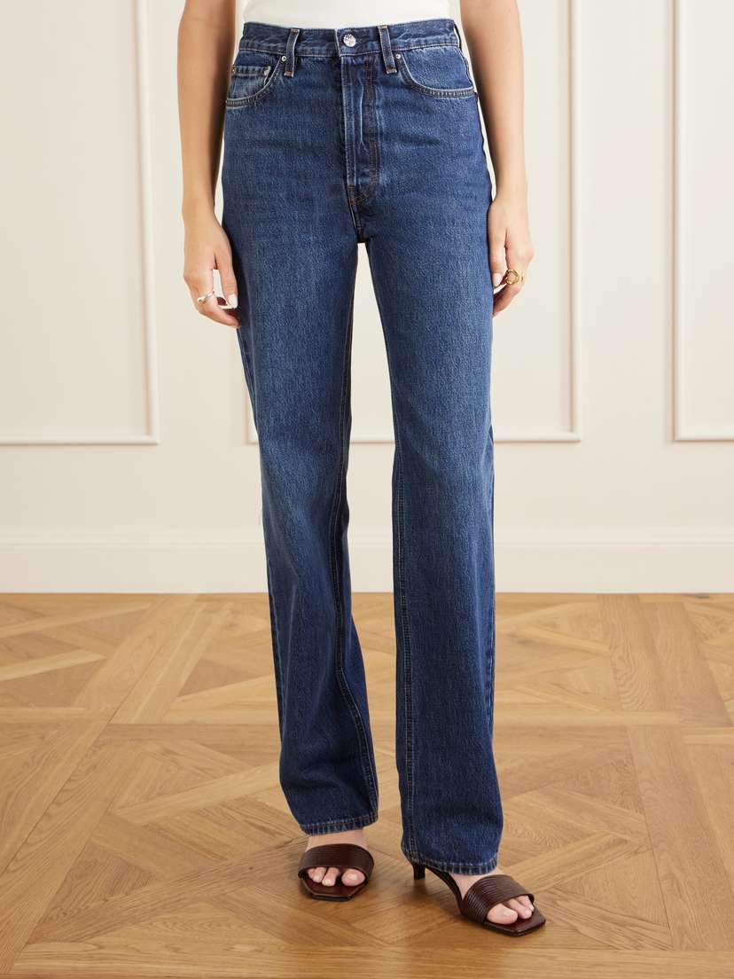 TOTEME Logo-appliquéd Mid-rise Straight-leg Jeans | Thumbnail 3 TOTEME Logo-appliquéd Mid-rise Straight-leg Jeans | Thumbnail 3