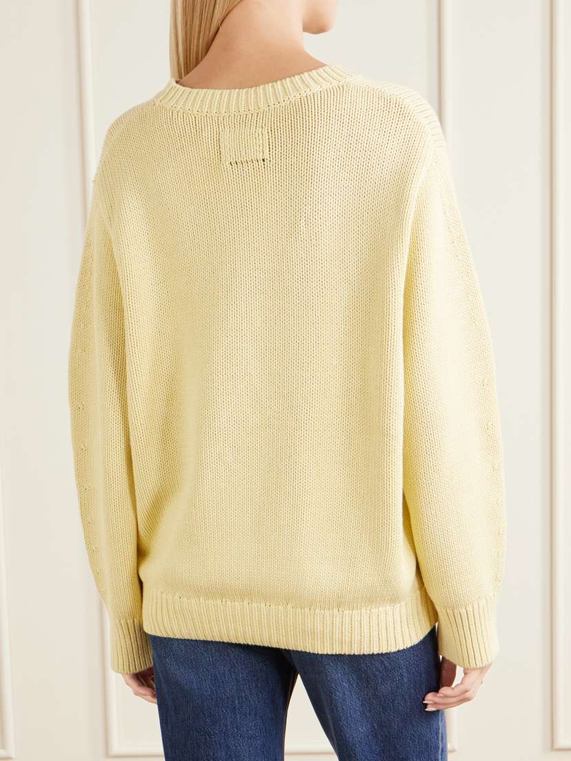 TOTEME Oversized Organic Cotton-blend Sweater | Thumbnail 4 TOTEME Oversized Organic Cotton-blend Sweater | Thumbnail 4