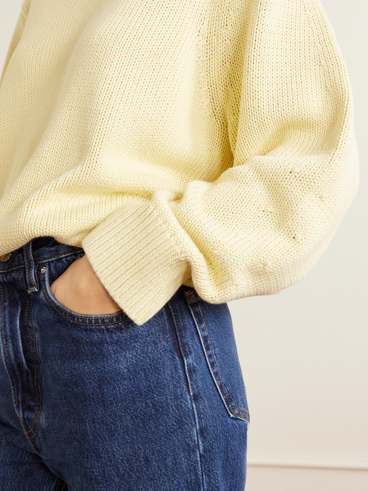 Oversized Organic Cotton-Blend Sweater