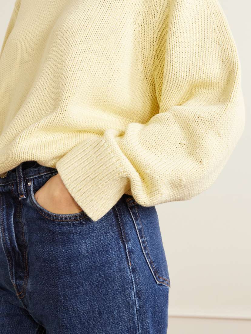 TOTEME Oversized Organic Cotton-blend Sweater | Thumbnail 5 TOTEME Oversized Organic Cotton-blend Sweater | Thumbnail 5